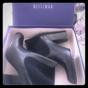 Stuart Weitzman slip on bootie.